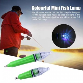 17CM Colorful LED Underwater Fishing Light Battery Powered Waterproof Night Lamp  Deep Drop Attractive Light For Bait And Fish