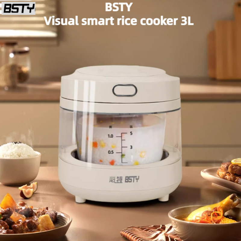Bsty 360° Visual Smart Rice Cooker 3L transparent electric cooker WT010 ...