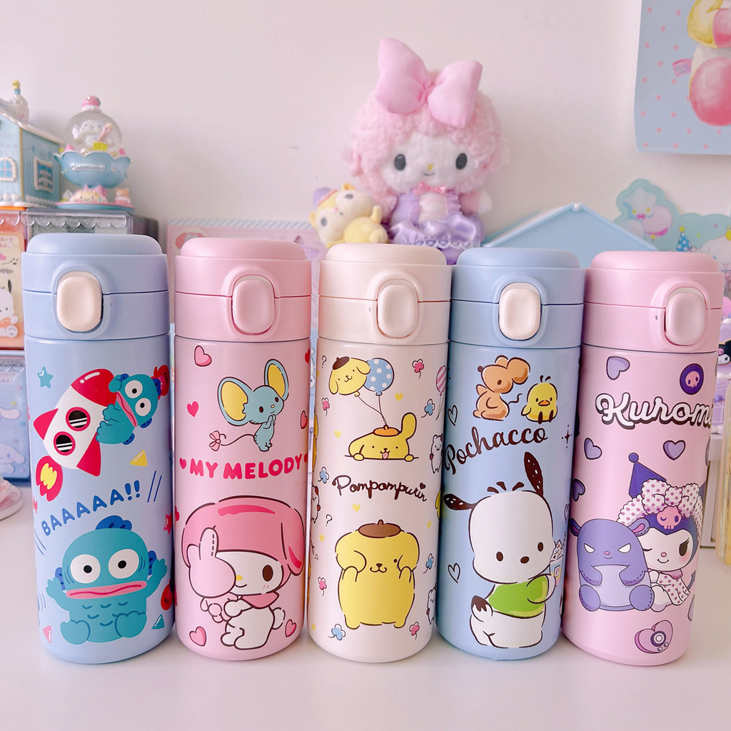 420ml Sanrio Hello Kitty Stainless Steel 304Thermos Kawaii Kuromi ...