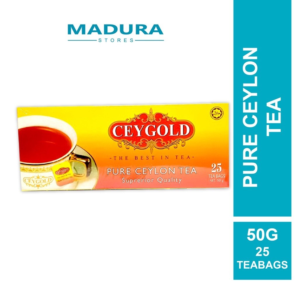 Ceygold Pure Ceylon Tea (25 Tea Bags) 50g | Shopee Philippines