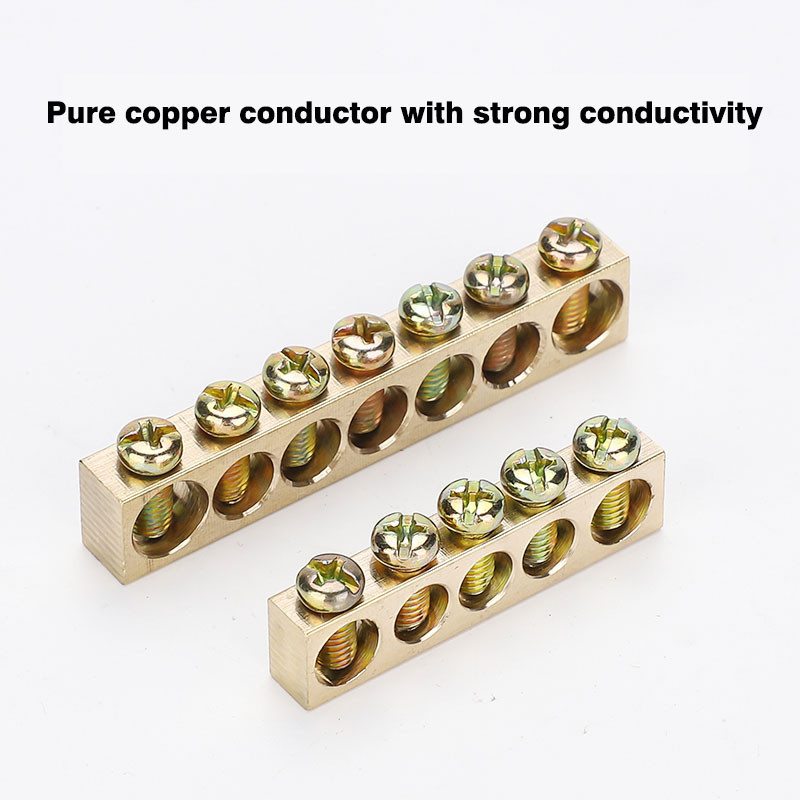 Zero line terminals High Bridge Type Copper Row Grounding Large Current ...
