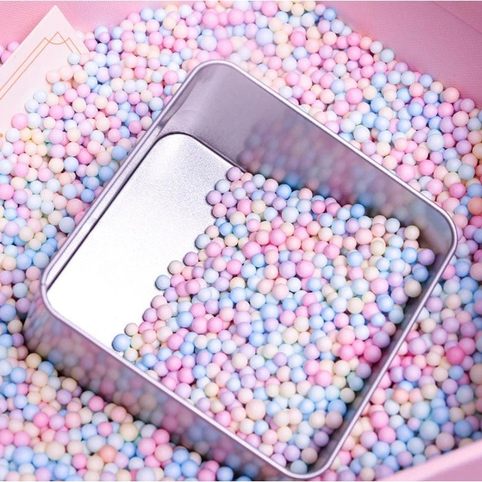 50g Colorful Styrofoam Balls Meteor Stuffing Ball Round Mini Foam