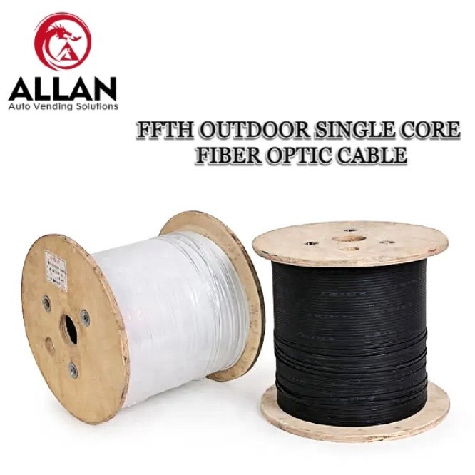 ♞Allan Fiber Cable 1 Core 1KM FFTH Outdoor Single Core Optic Cable 1km ...