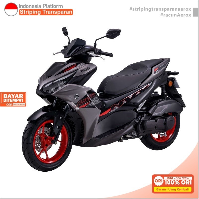 Striping Sticker All New Aerox Connected Nvx 155 Latest 2023 Edition 