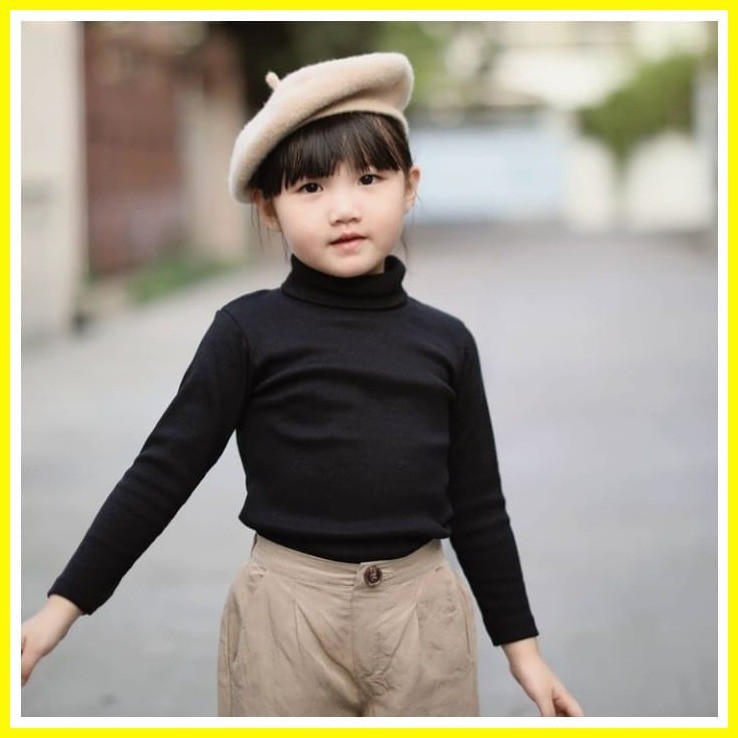 Kids black turtleneck best sale