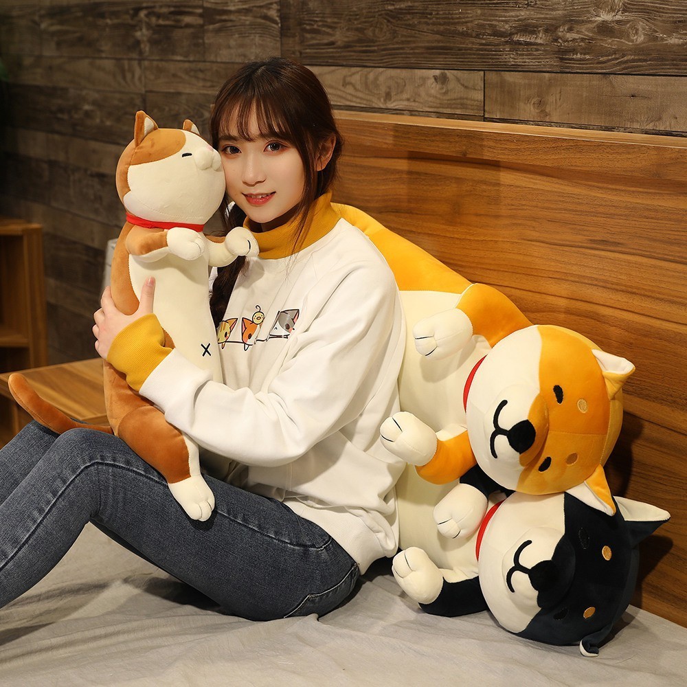 Shiba Inu plush toy cute pillow doll Akita doll Internet celebrity bed