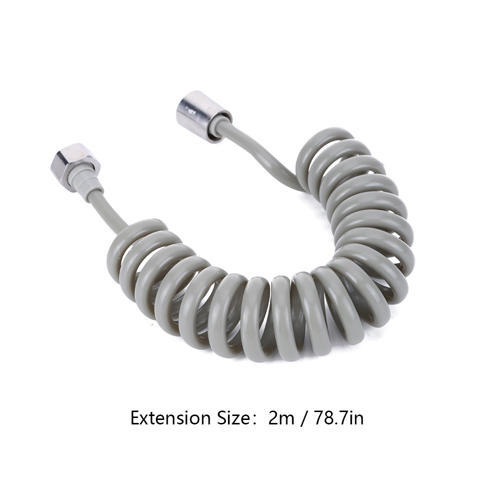 2/3/5 Meters Spring Shower Hose Flexible Connect Pipe Plastic Soft Hose ...