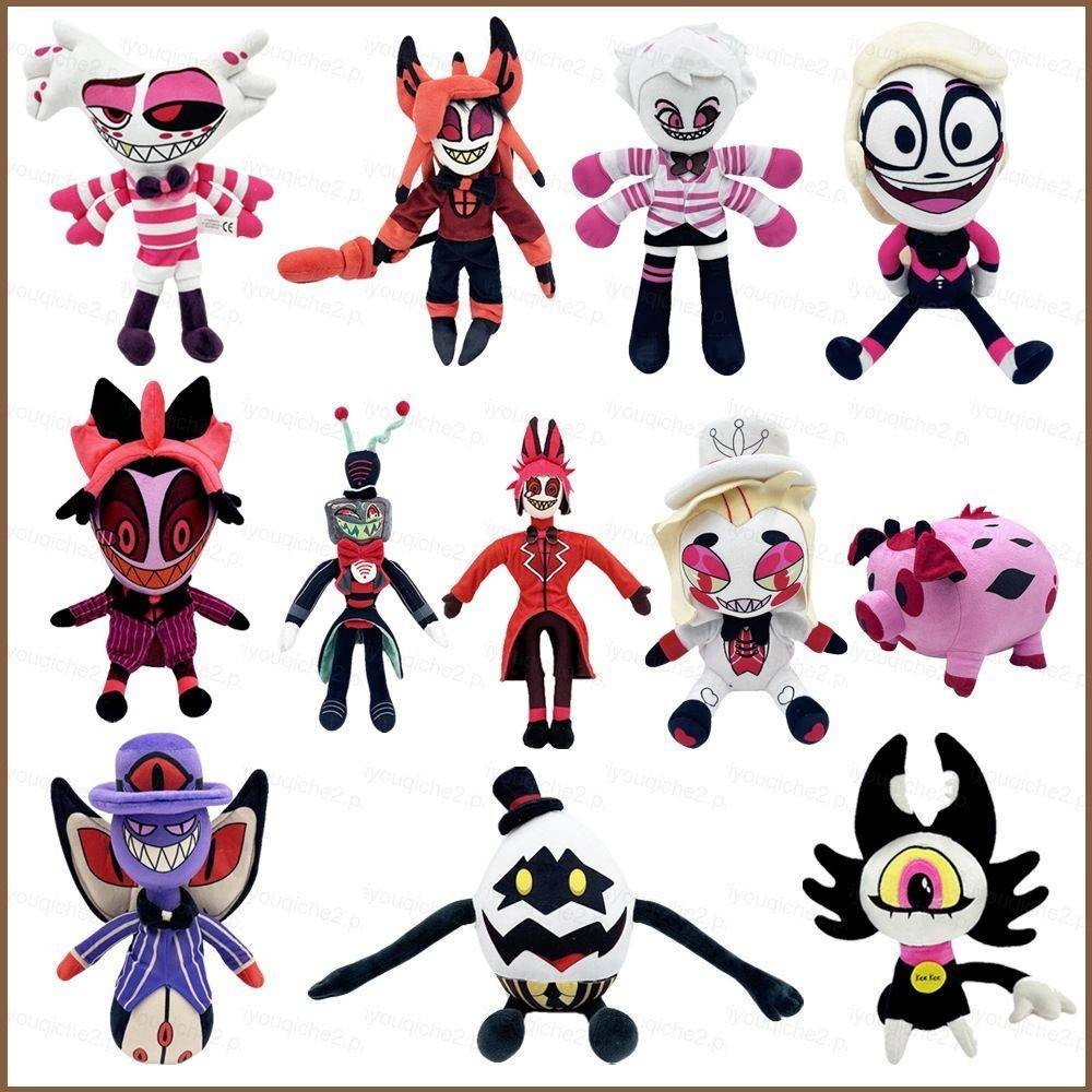 sy Hazbin Hotel Plush Dolls Charlie Vaggie Alastor Angel Lucifer ...