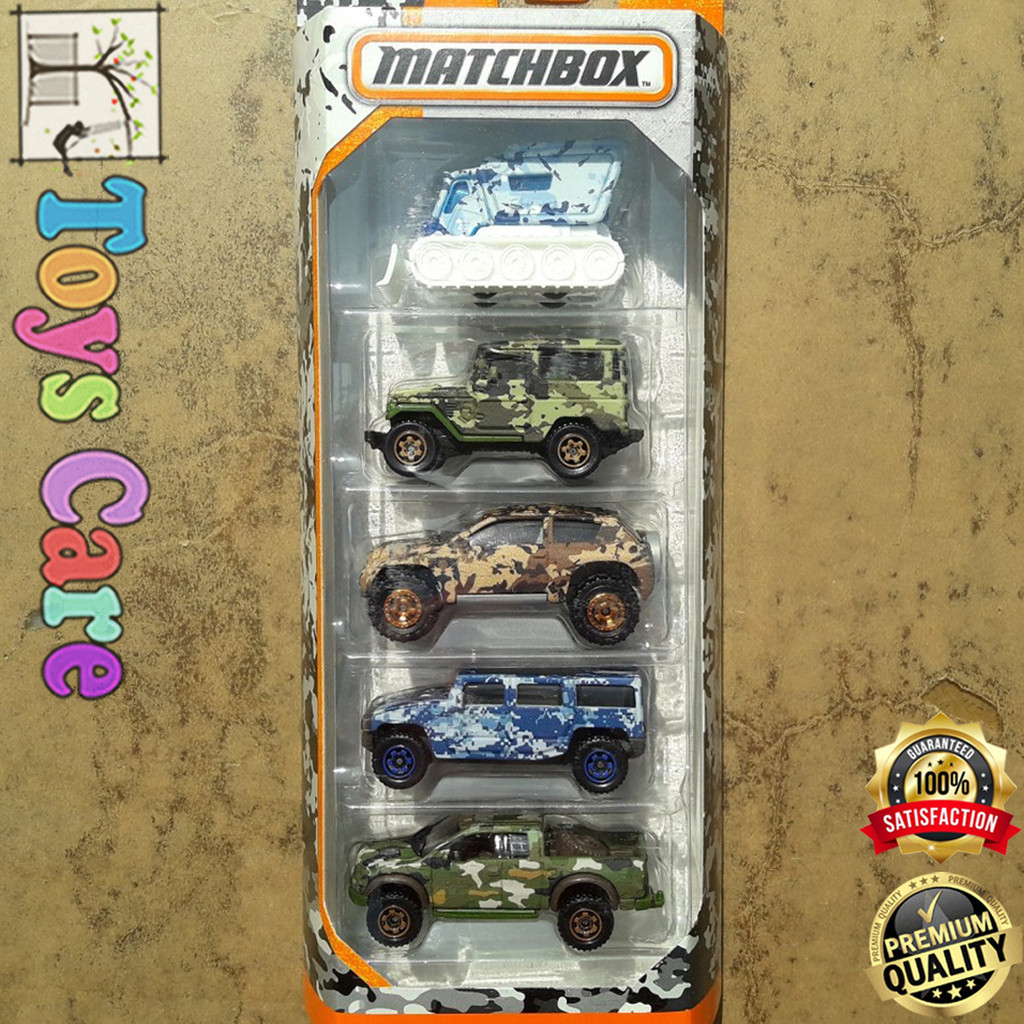 Matchbox GIFTPACK CAMO TRUCK 5pcs - GIFT PACK CAMOUFLAGE BLIZZARD ...