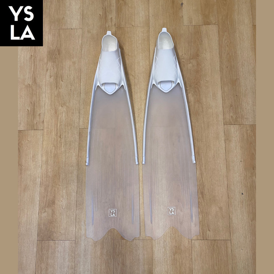 Wave Ysla Freedive and Spearfishing Long Freediving Fins White Shopee