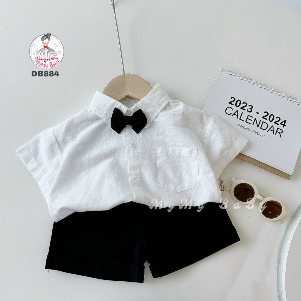 White Shirt With Removable Bow Tie And Soft kate Black Pants, Cool ...