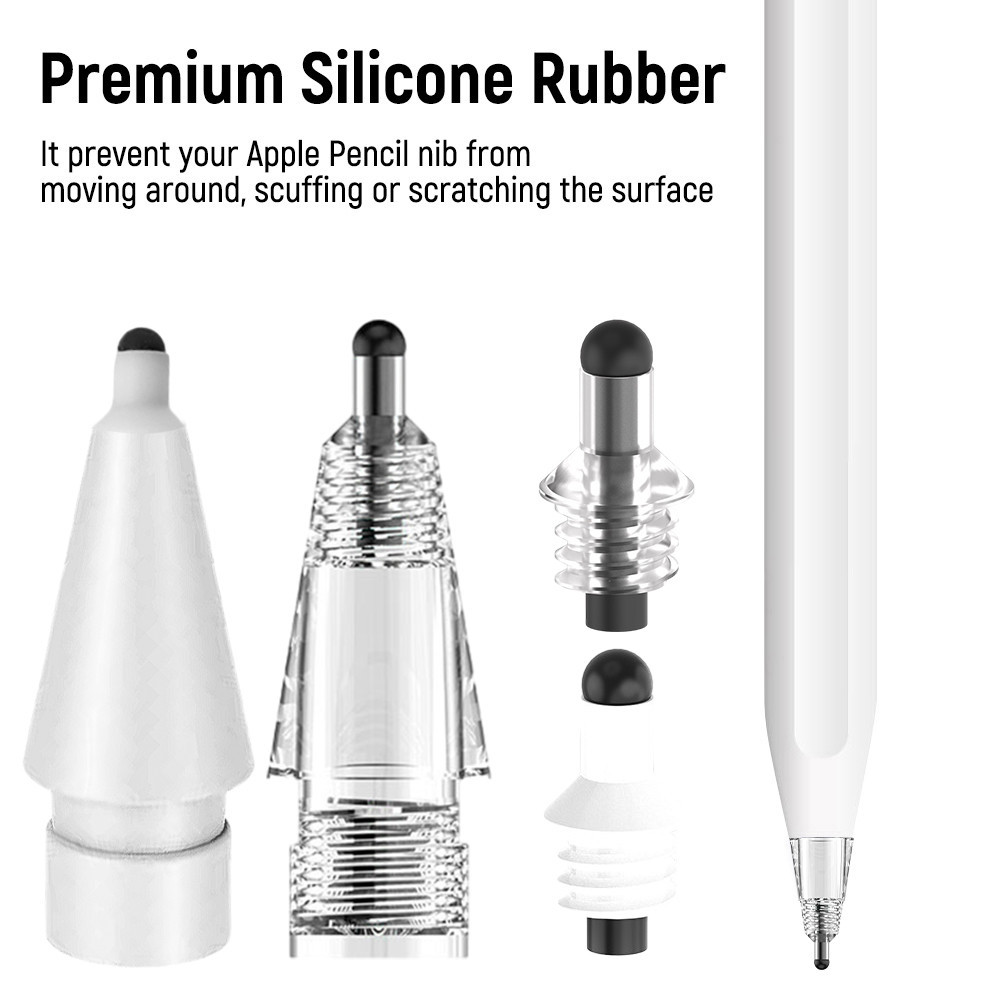 Replacement Nibs Rubber Tips For Apple Pencil Apple Pencil Nib