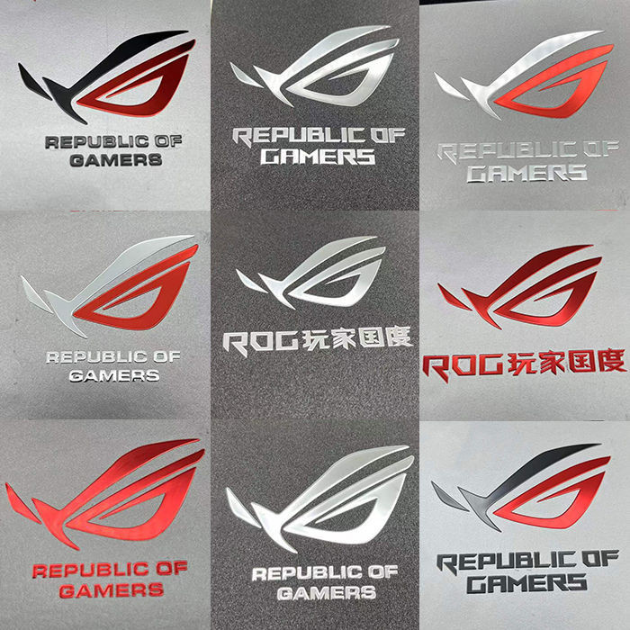 Brand Sticker Asus ROG Player Country Metal Sticker Prodigal Eye Laptop ...