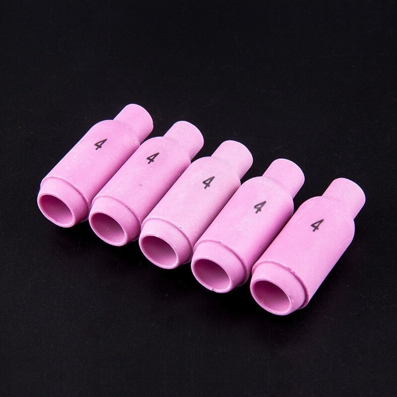 Tig Welding Ceramic Cup Pink Ceramic Nozzle WP-17/18/26 10Pcs/set ...
