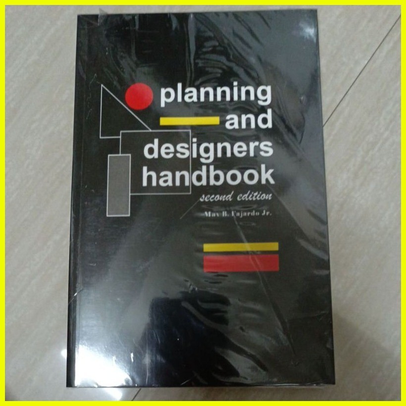 ♞Planning & Designers Handbook (fajardo) Shopee Philippines