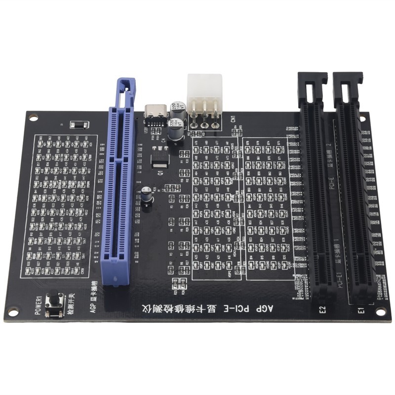 AGP PCI-E X16 Dual-Purpose Socket Tester Display Image Video Card ...