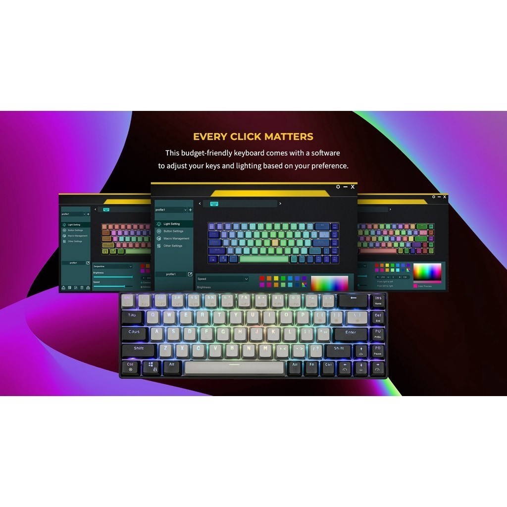 EasyPC| RAKK DIWA/ DIWA V2 68 Keys Mechanical Gaming Keyboard | Outemu ...