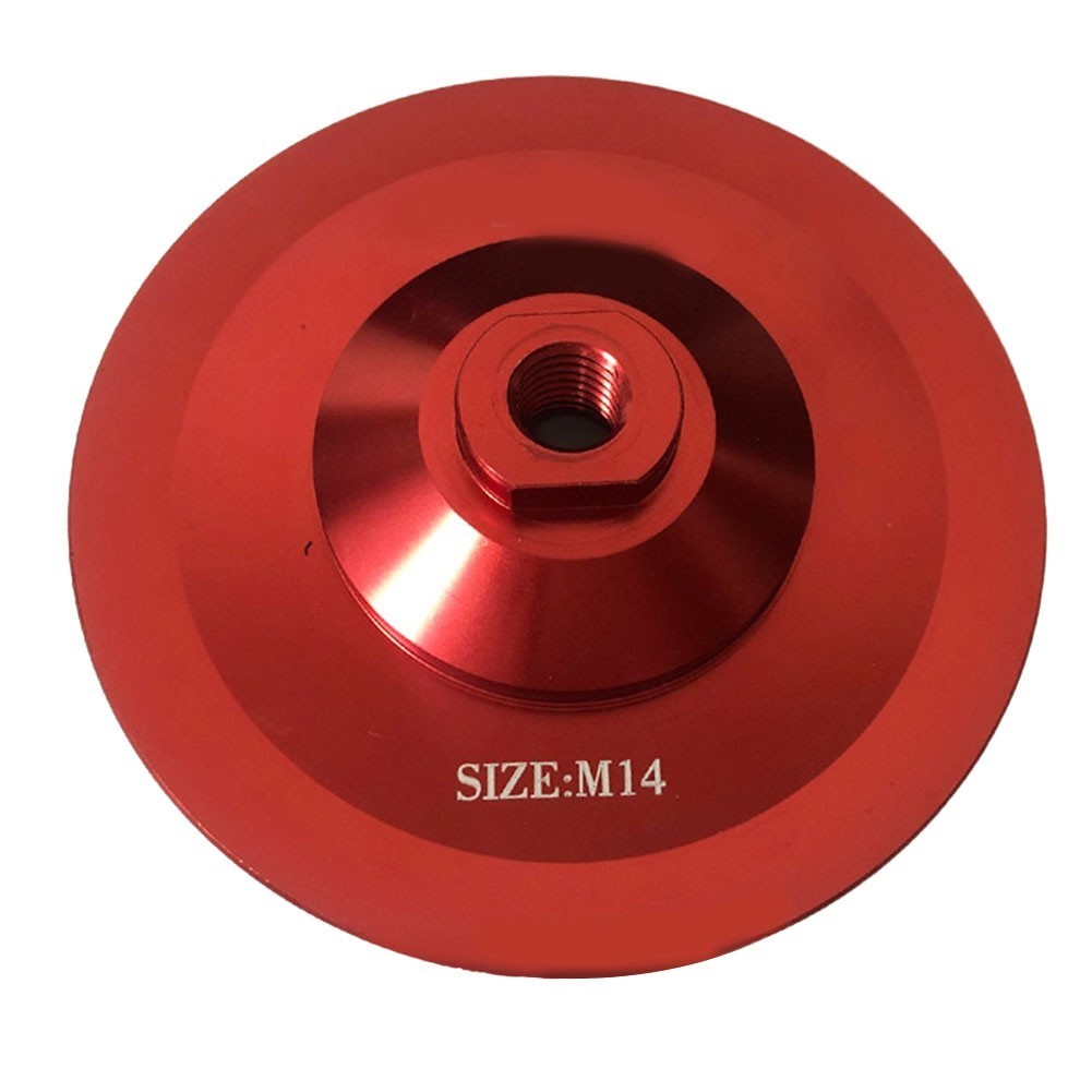 [HEVEN] In Stock M14 5Inch 125mm Aluminum Alloy Backer Pad Hook & Loop ...