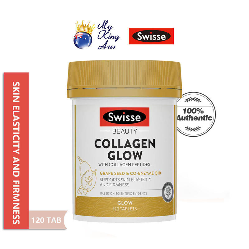 Swisse Beauty Collagen Glow 120 Tablets With Collagen Peptides Vitamin ...