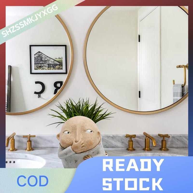 Boy Holding Nose Bathroom Statue, Funny Boys Bathroom Shelf Sitters