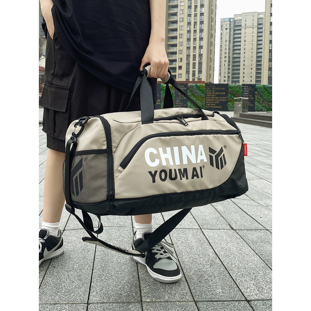 Double Backpack Travel Bag Large Capacity Female Three-Purpose ...