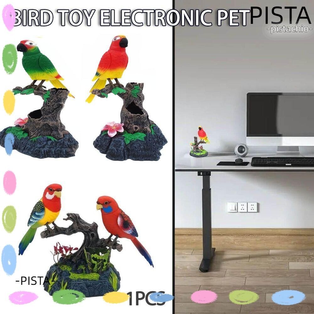 View of PISTA Electronic Parrot Toys Learn To Speak Children'S Inductive Toys ...