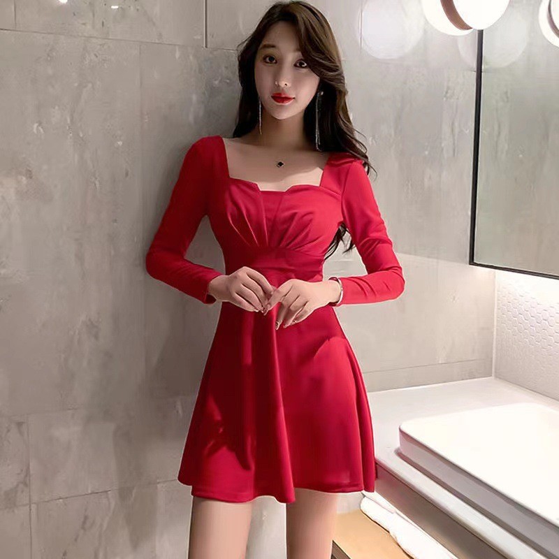 Long Sleeve Dress Sneaky Design Sexy Women Clothing Bar Temperament ...