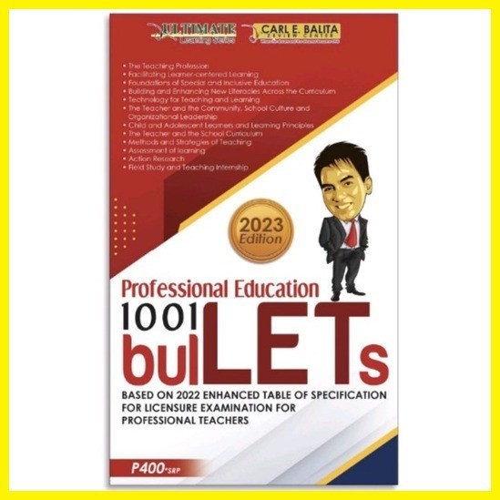 【hot Sale】 CBRC Professional Education BulLets 2023 Edition (LET ...