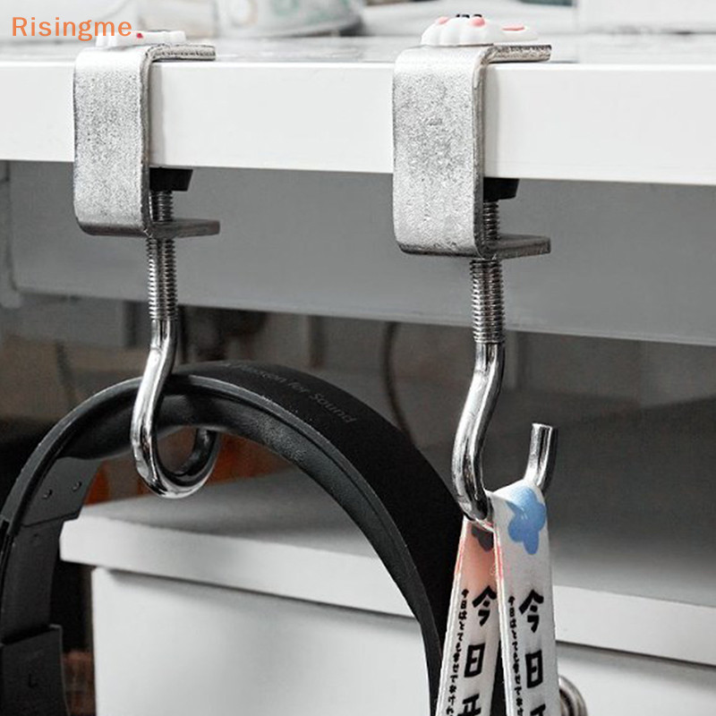 [Risingme] New Adjustable Rotatable Removable Table Edge Hooks Desktop ...