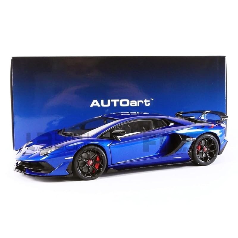 AUTOart 1/18 Lamborghini Aventador SVJ Metallic Blue - Completed 79174 ...