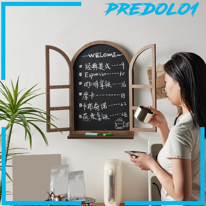 [Predolo1] Wooden Vintage Message Board Wall Hanging Decor Install