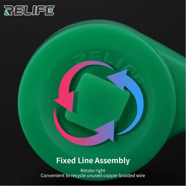 RELIFE Solder Wick No-Clean Copper Desoldering Braid Low Residue Tin ...