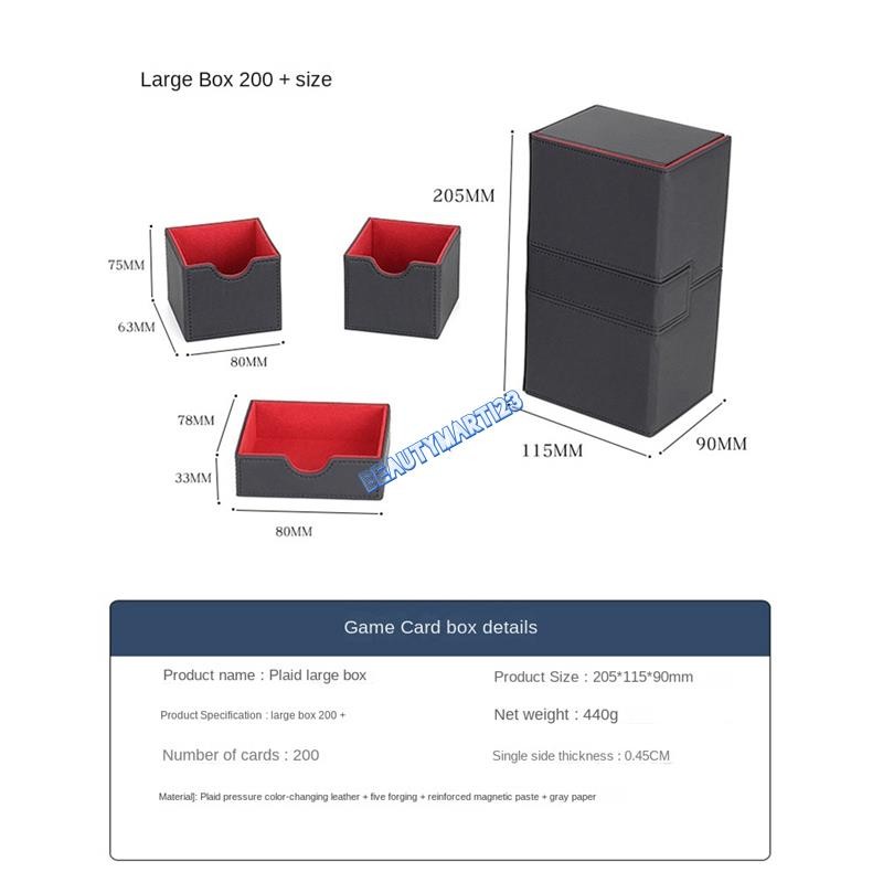 【BM】Multifunction Case Container Card Box Card Protector Card Deck ...