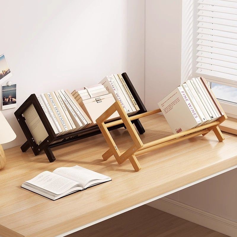 Desktop Storage Rack Bookshelf on Desk Organizing Small Desk Student ...