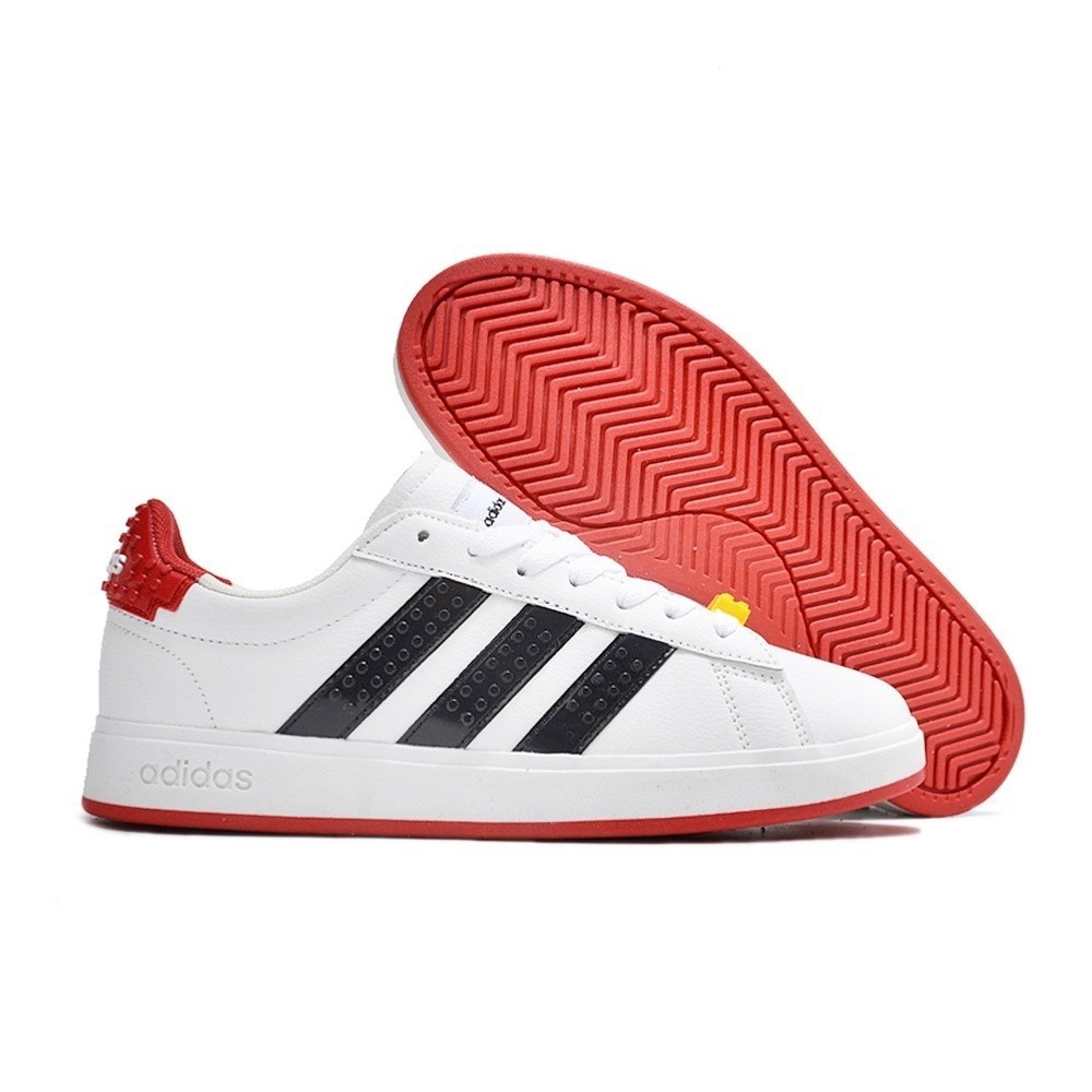 2024 Lego x adidas neo Grand Court Lego campus style casual comfortable flat bottom wear resistant sneakers