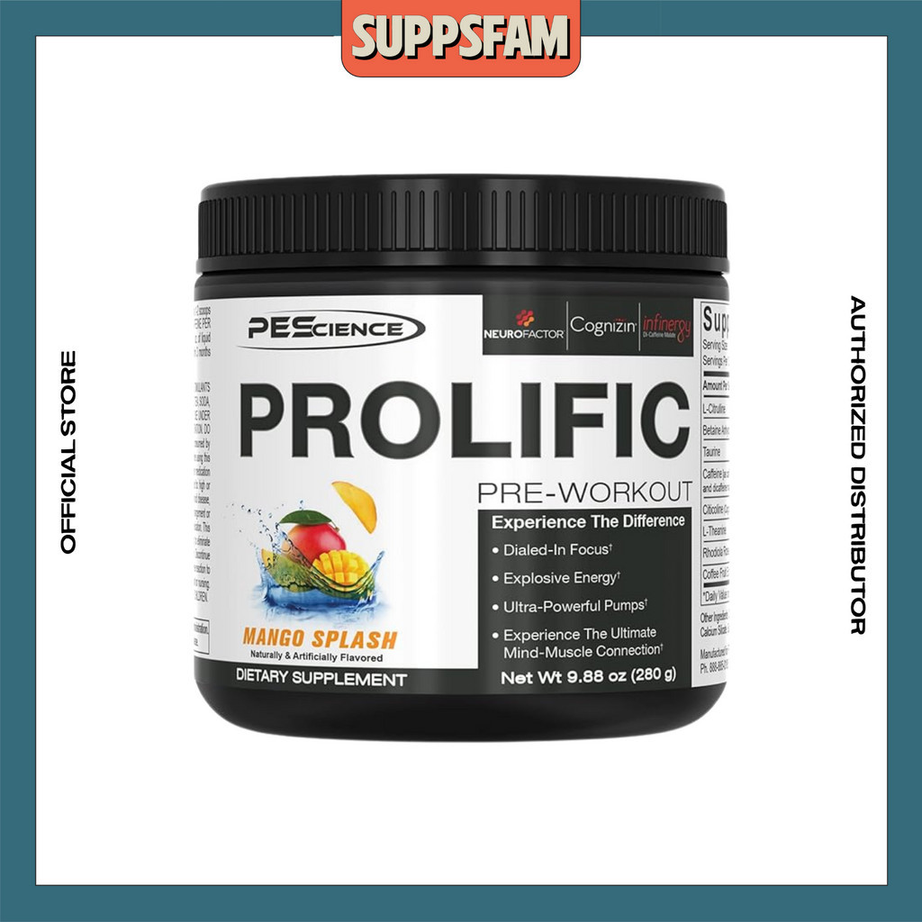 PEScience Prolific PreWorkout 280g CLUMPED Shopee Philippines