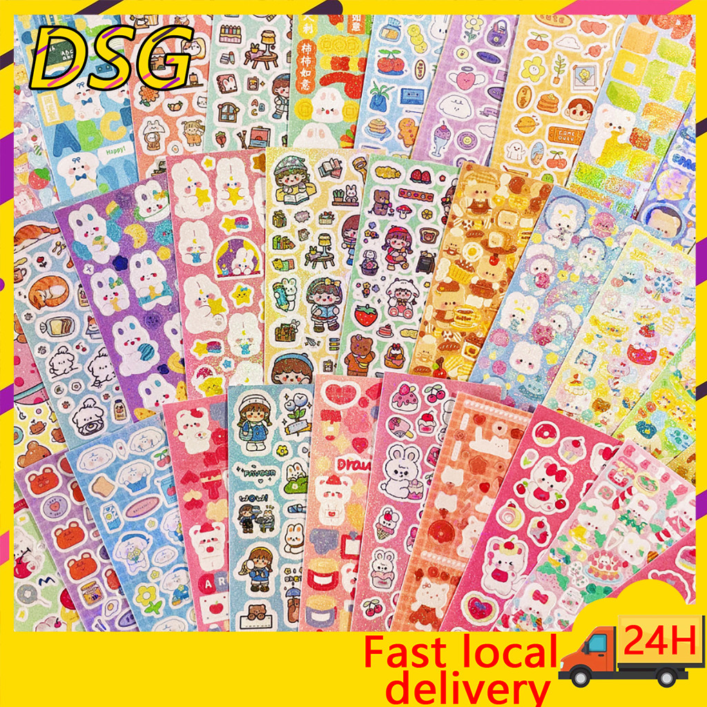 10PCS Cartoon Stickers Unrepeated Cute Stickers DIY Luggage Notebook ...
