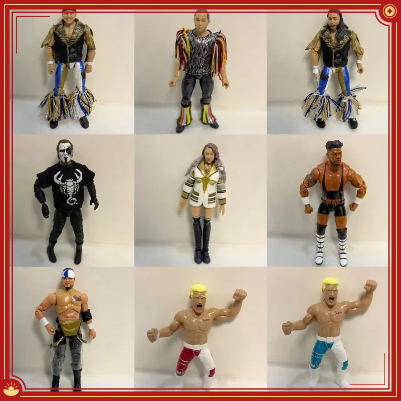 Aew Wrestler action figure Joint Super Movable Wrestler Doll Limited ...