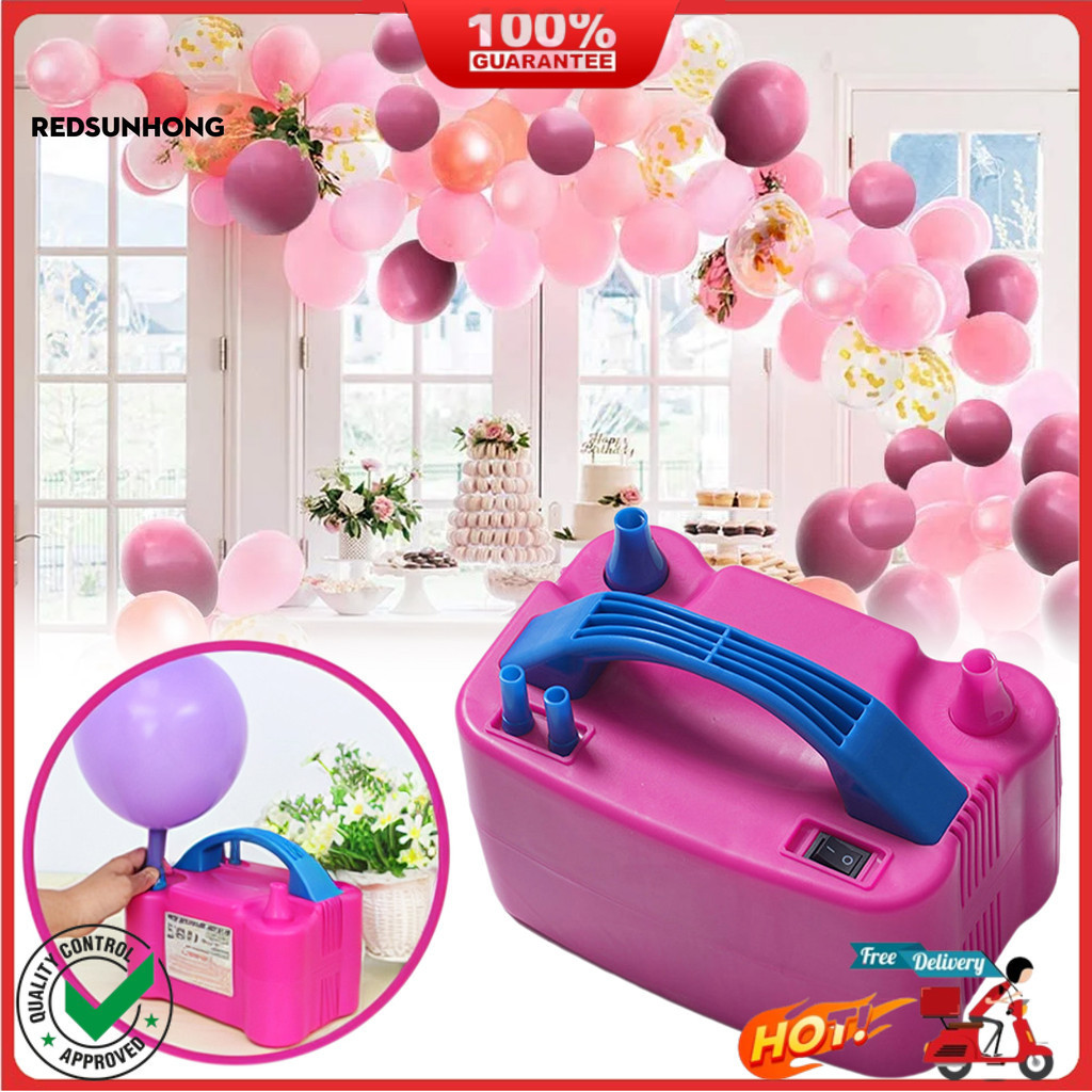 COD← Electric Balloon Pump High Power Dual Nozzle Air Blower Balloon ...
