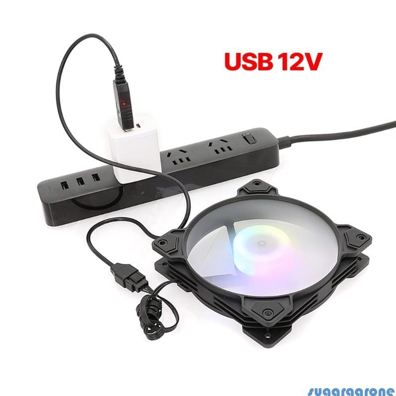 Sugar USB to 12V Fan Cable 4Pin Connector Adapter Boost Cable for PC ...