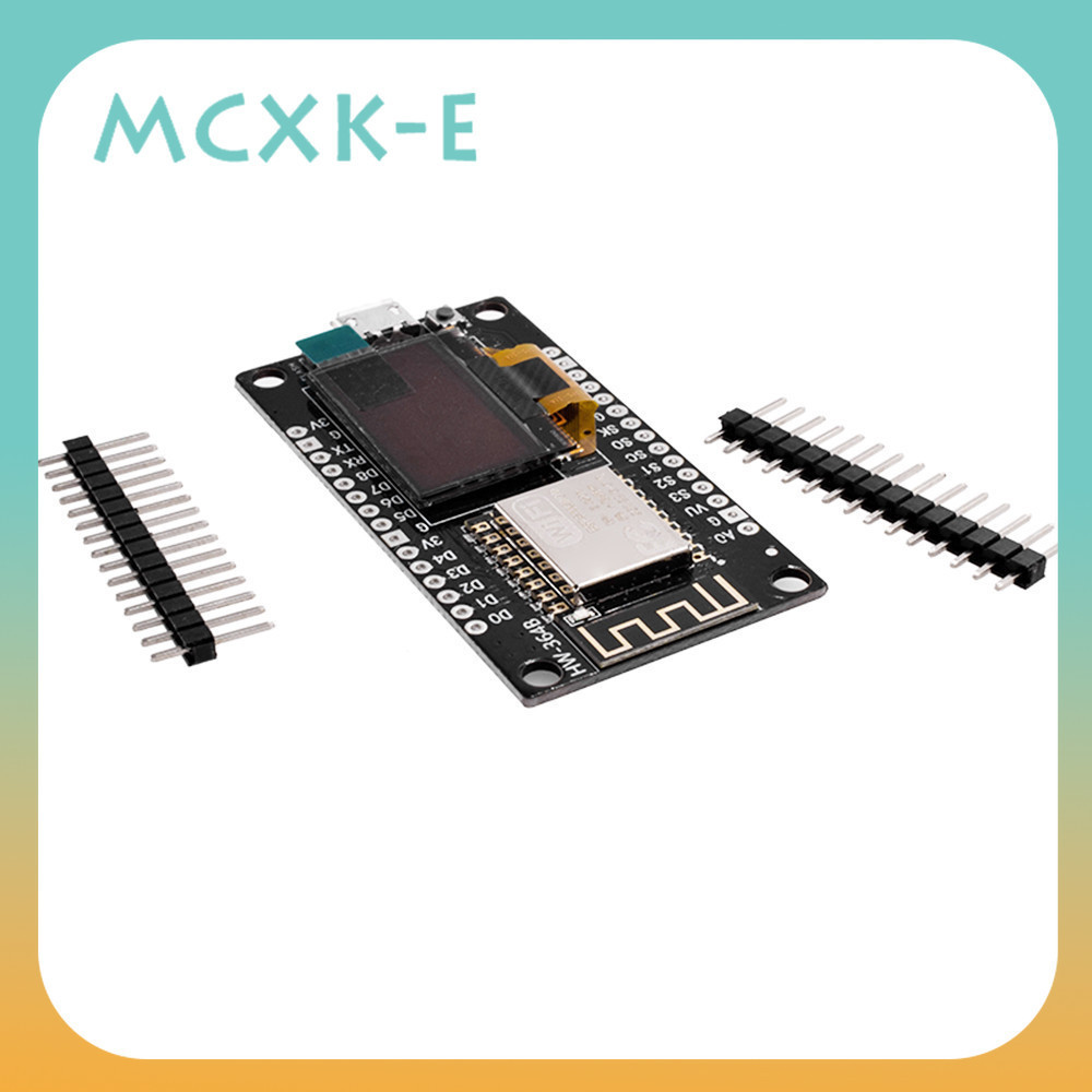 NodeMCU ESP8266 Development Board with 0.96 Inch OLED Display, CH340 ...