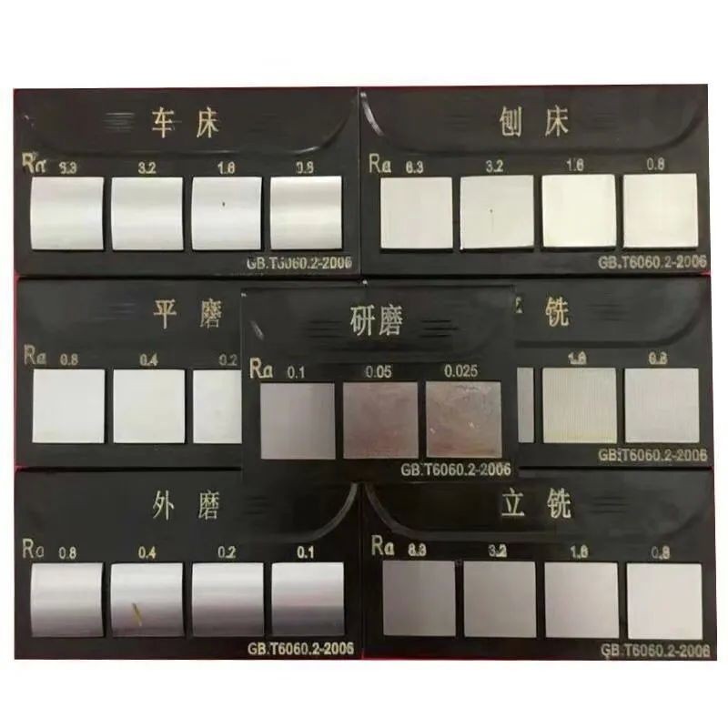 Surface Roughness Comparator Standard Set CNC Lathe Measuring Tools Ra ...