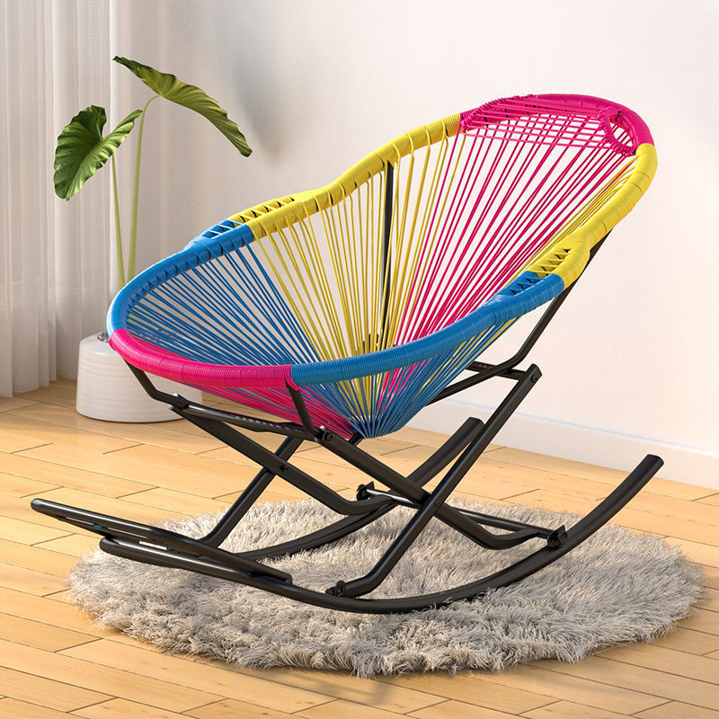Household Rattan Chair Rocking Chair Rattan Rocking Chair Leisure ...