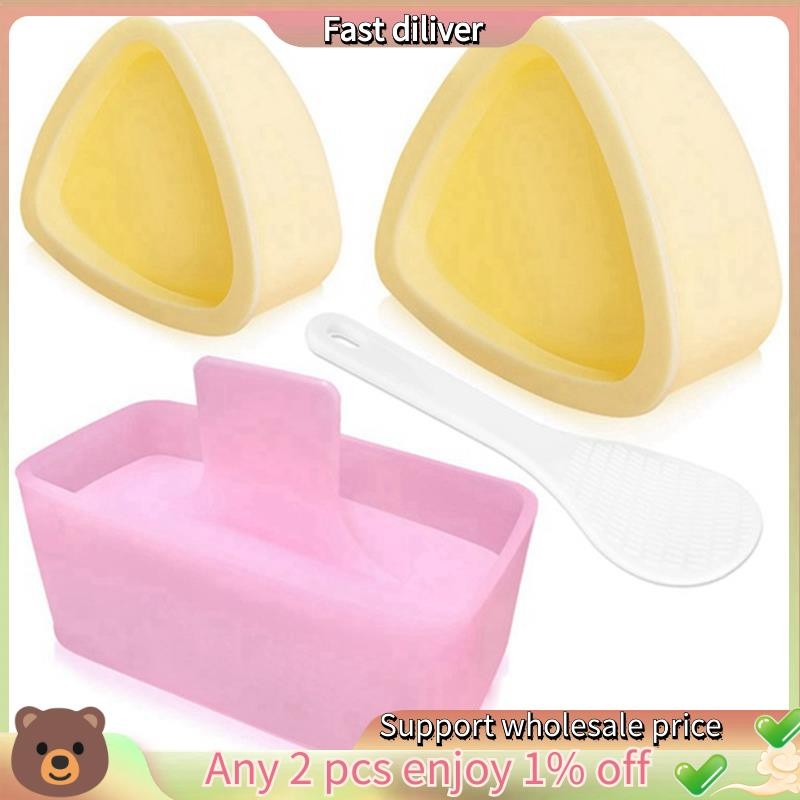 In stock-Onigiri Mold, 3 Pack Rice Mold Musubi Maker Kit, Maker Press ...