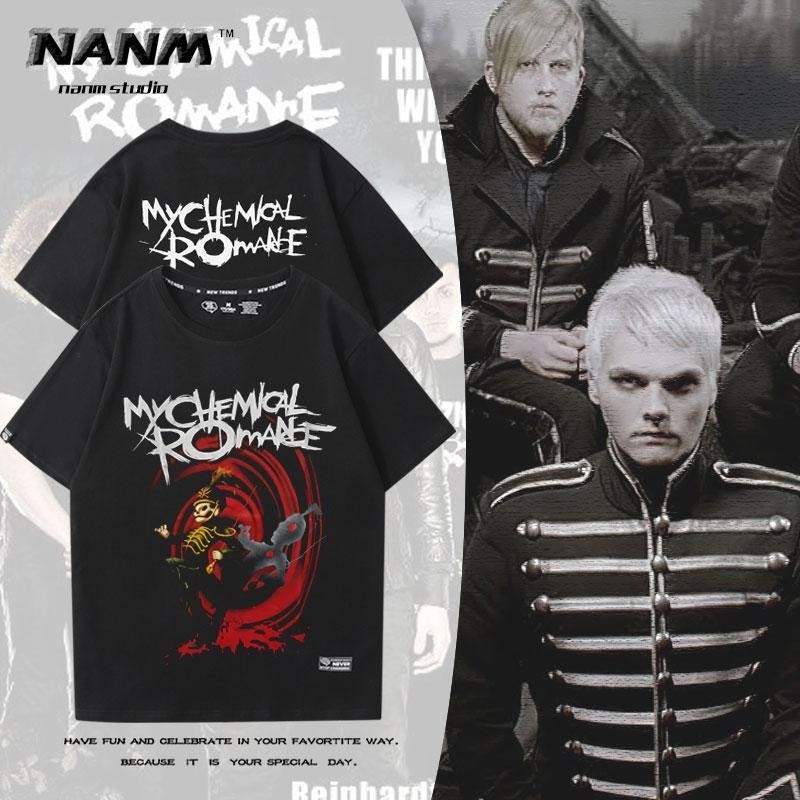 My Chemical Romance Custom Black Short T-shirt Cosplay Accessories main image 1