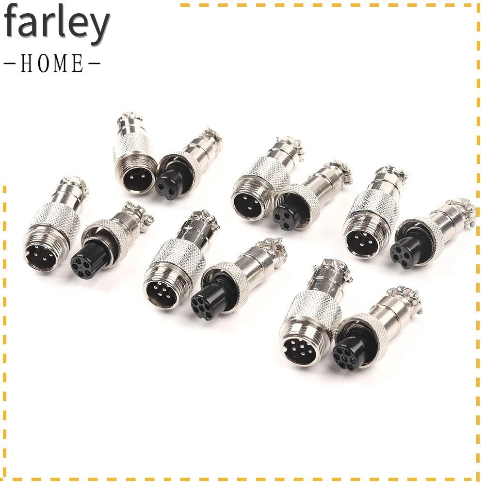 Farley Gx12 Docking Aviation Plug 2 3 4 5 6 7pin Quick Connector 12mm Metal Aviation Connector 