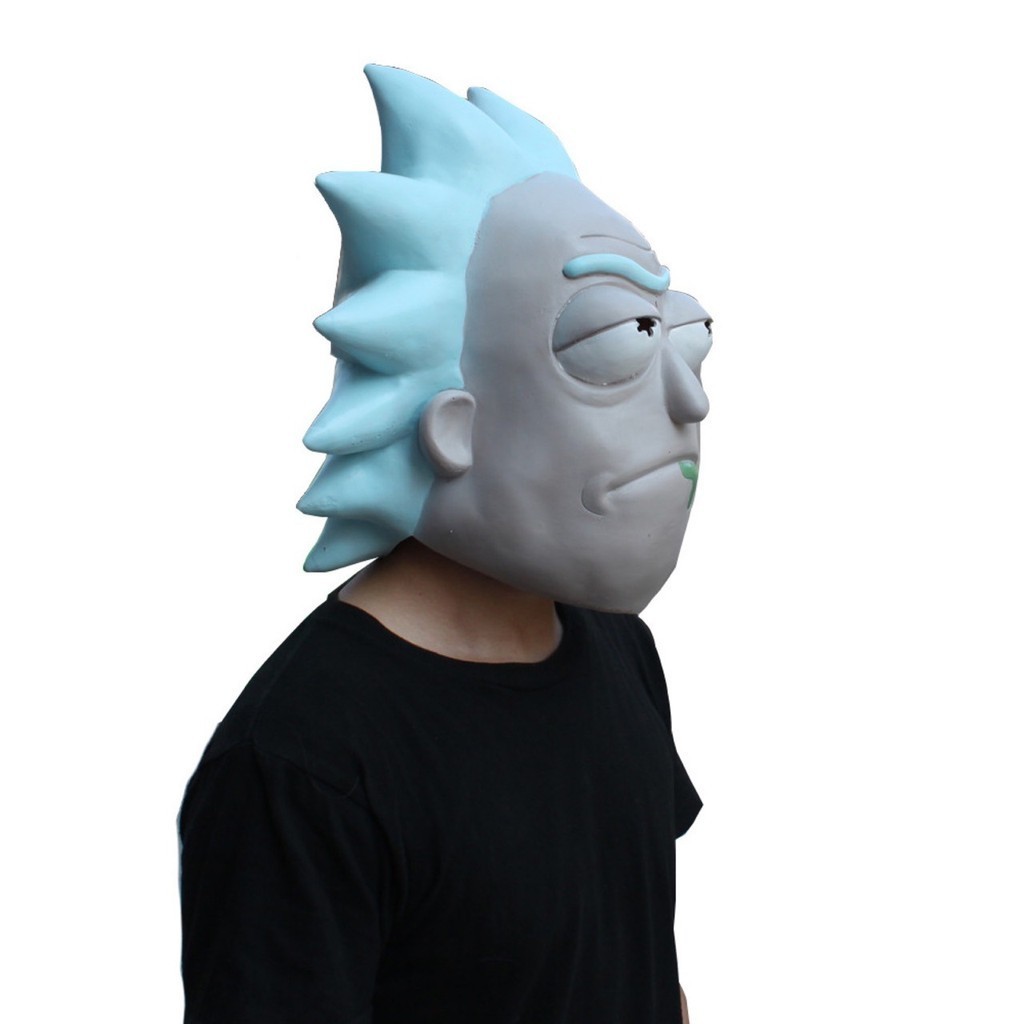 Rick and Morty Rick and Morty Rick and Morty Latex Mask Headgear ...