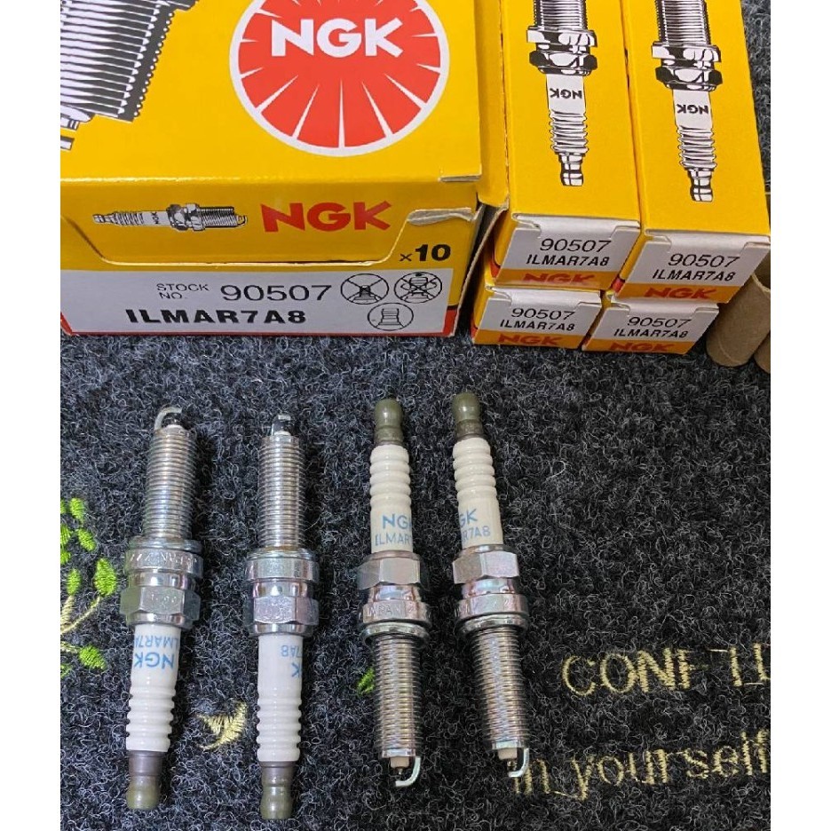 NGK ILMAR7A8(4pc) Laser Iridium Spark Plug for Suzuki Every Wagon DA17 ...