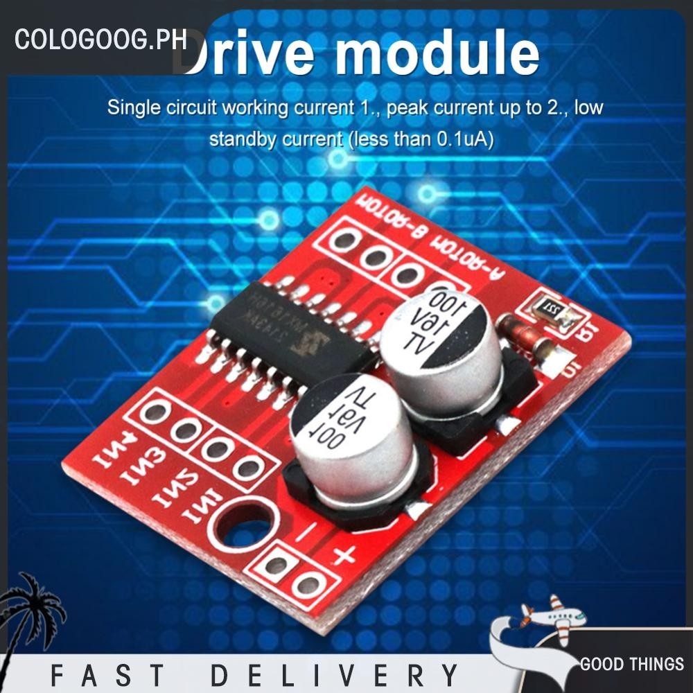 L298N 2-Way DC Motor Driver Module PWM Speed Dual H-Bridge Stepper ...