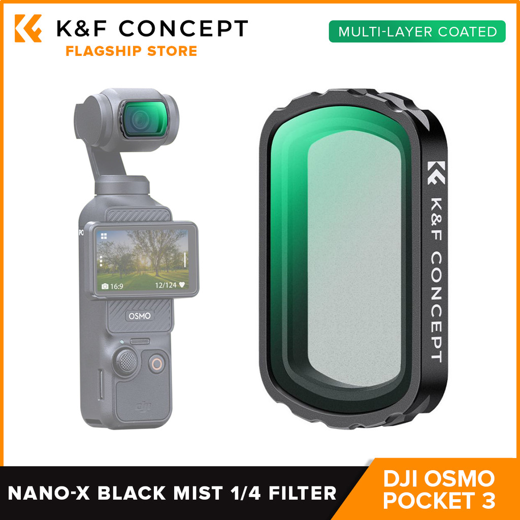 K&F Concept 52mm Nano-x Black Diffusion 1/4 MIST Filter 01.1490 - SS Camera